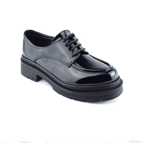 Chaussure pour femme 170-1 noir verni ..........  derbie et chaussure femme Maroc